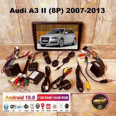 Магнитола Audi A3 II (8P) 2007-2013г 1/16GB